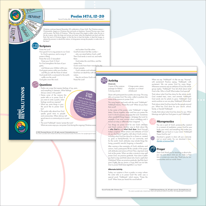 Mini Revolutions Curriculum: January 2022