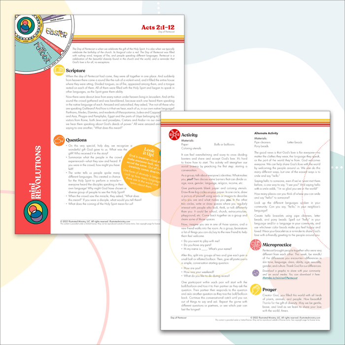 Mini Revolutions Curriculum: June 2022