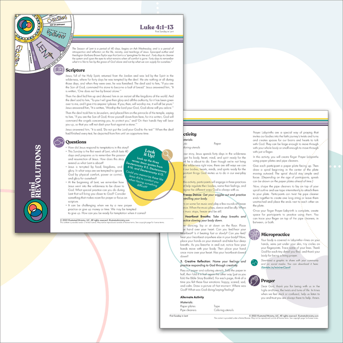 Mini Revolutions Curriculum: March 2022
