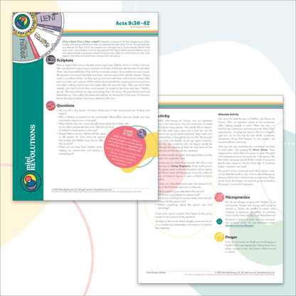 Mini Revolutions Curriculum: May 2022