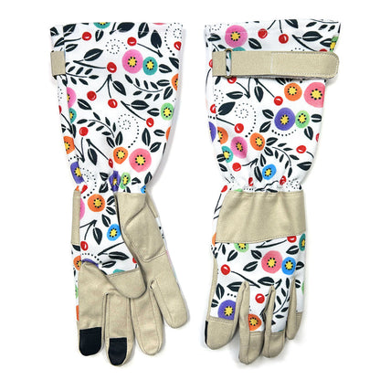 Modern Cherry Toss Gardening Gloves