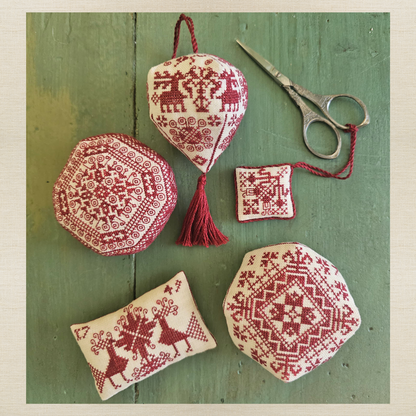 Modern Folk Embroidery, Evertote, and Roxy Floss Co - Quintessential Frisian Smalls - CHART ONLY