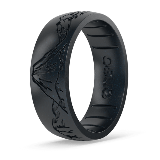 Chris Burkard Silicone Ring - Molten - Black Pearl