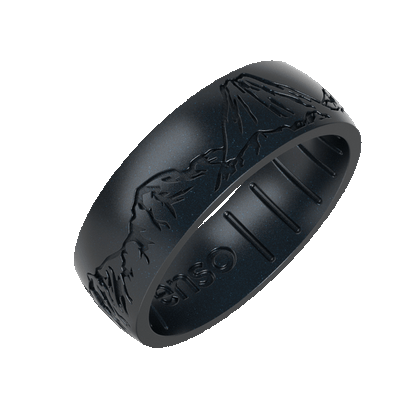 Chris Burkard Silicone Ring - Molten - Black Pearl