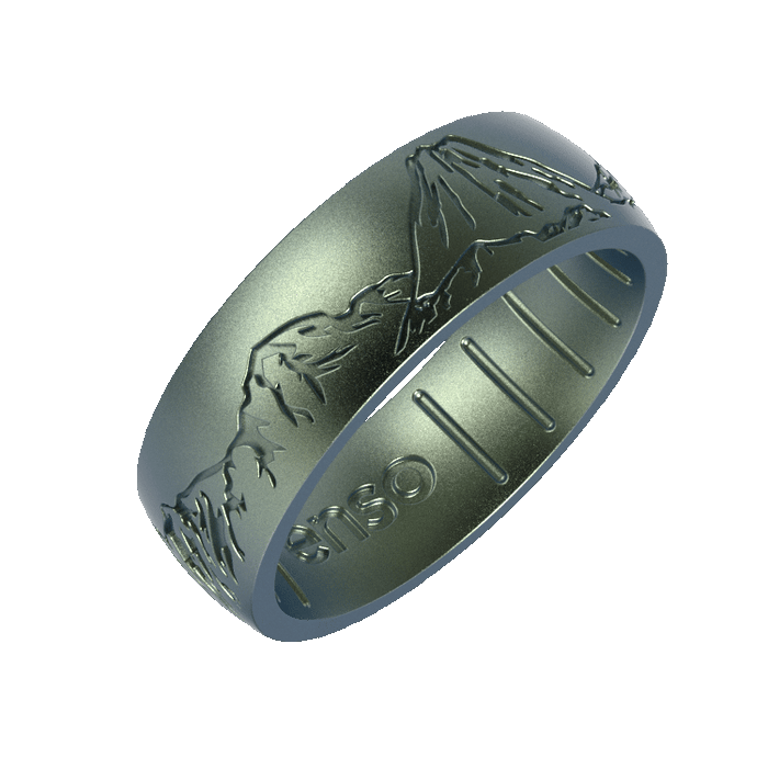Chris Burkard Silicone Ring - Molten - Volcanic Ash