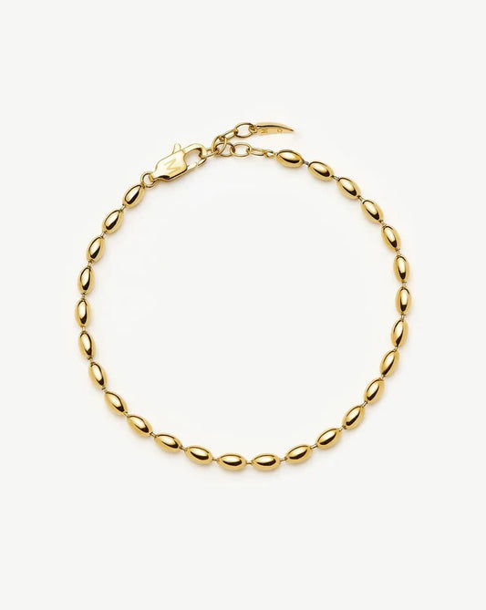 Molten Olive Chain Bracelet | 18k Gold Plated Bracelets Missoma