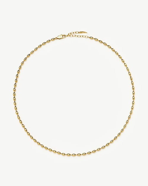 Molten Olive Chain Necklace | 18k Gold Plated Necklaces Missoma