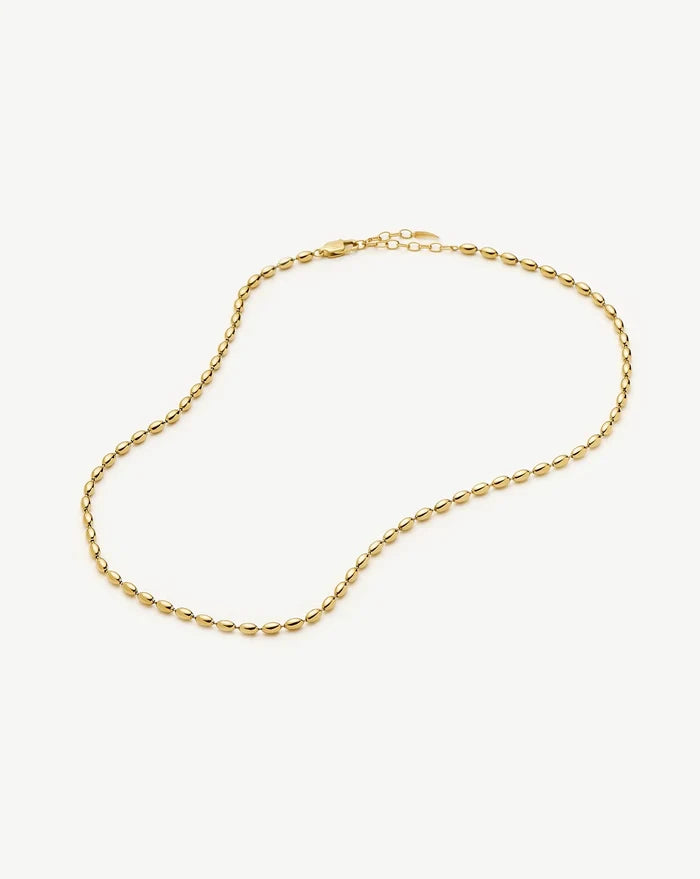 Molten Olive Chain Necklace | 18k Gold Plated Necklaces Missoma