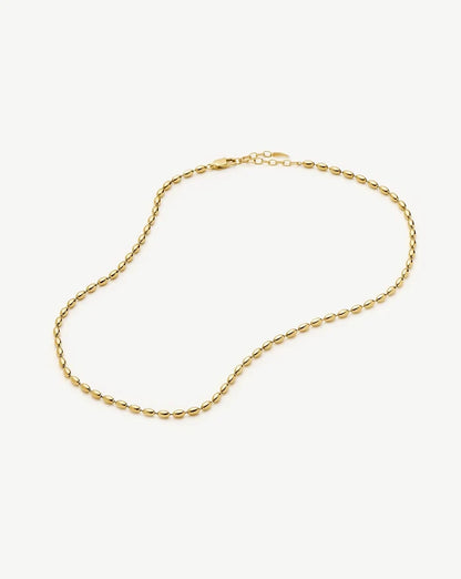 Molten Olive Chain Necklace | 18k Gold Plated Necklaces Missoma