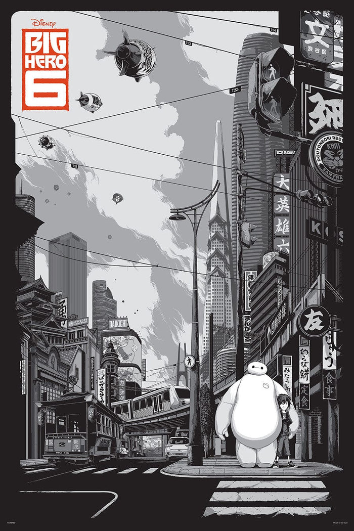 Mondo X Cyclops Print Works Print #06: Big Hero 6 (Variant)