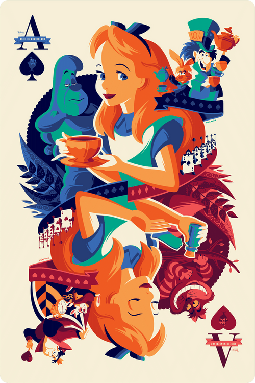 Mondo X Cyclops Print Works Print #13: Alice In Wonderland