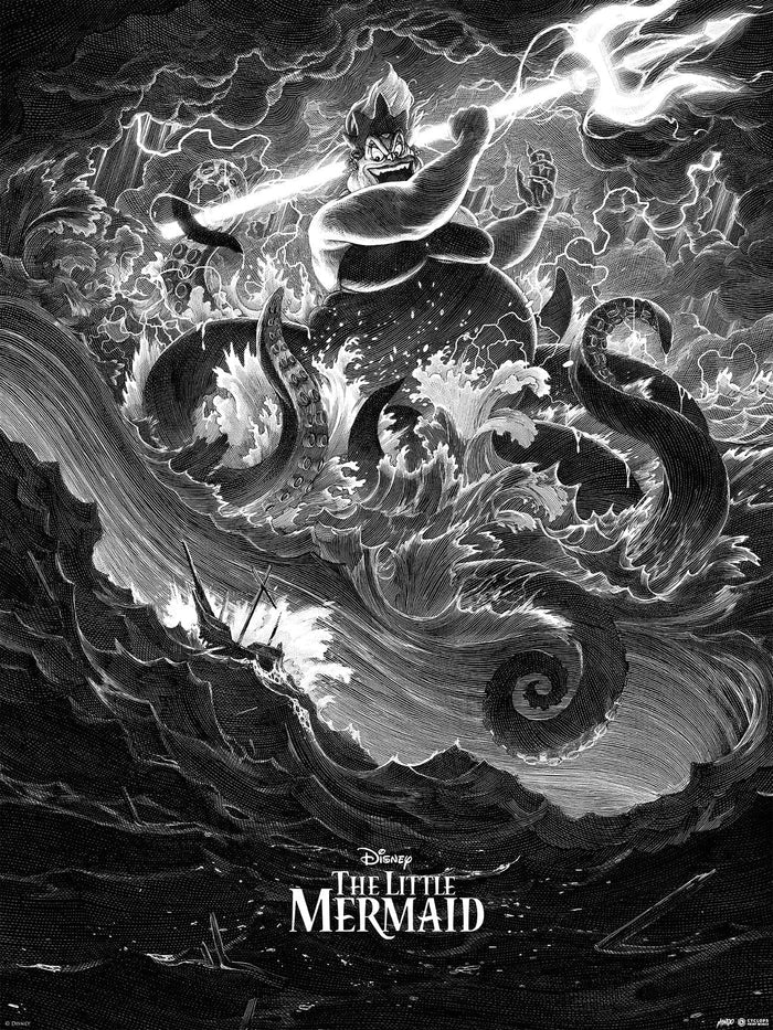Mondo X Cyclops Print Works Print #15: The Little Mermaid