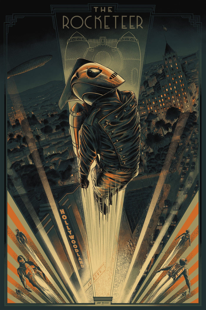 Mondo X Cyclops Print Works Print #21: The Rocketeer (Variant)