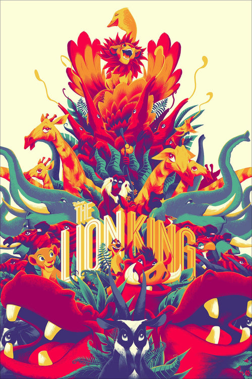 Mondo X Cyclops Print Works Print #24: The Lion King (Regular)
