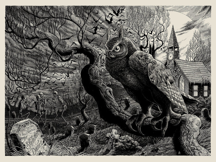 Mondo X Cyclops Print Works Print #27: The Skeleton Dance
