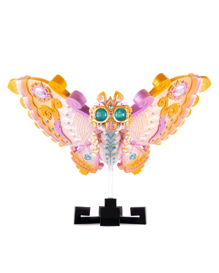 Mothra - Vinyl Designer Figure by Urban Aztec - Cherry Blossom Glow in the Dark Variant