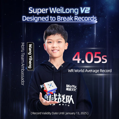 MoYu Super WeiLong 3x3 V2 (20-Magnet Ball-Core + MagLev + UV)