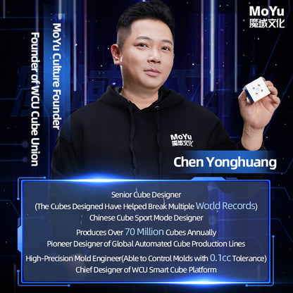 MoYu Super WeiLong 3x3 V2 (20-Magnet Ball-Core + MagLev + UV)
