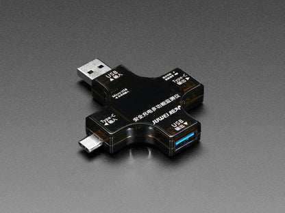 Multifunctional USB Digital Tester - USB A and C by The Pi Hut - The Pi Hut