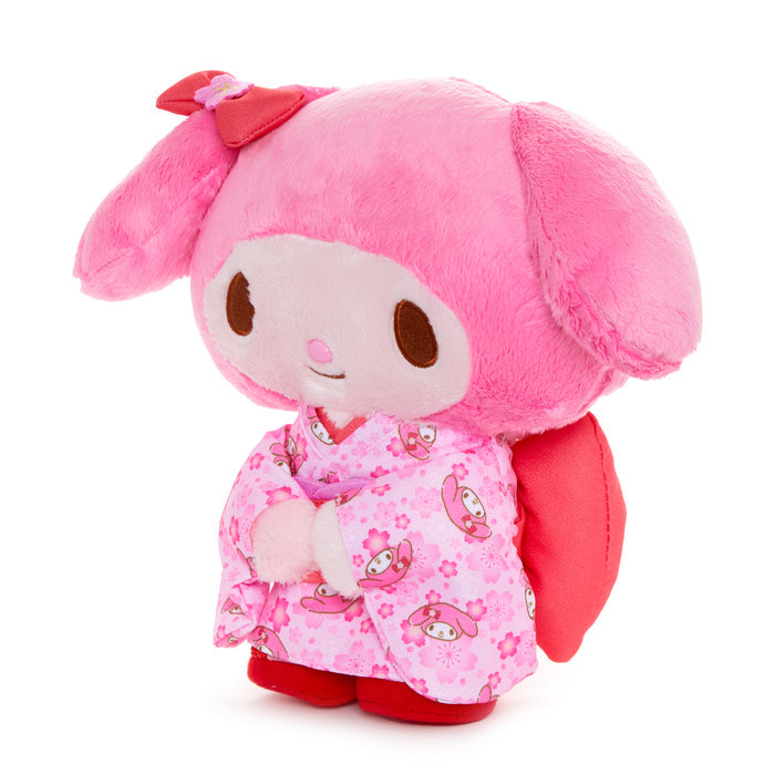 My Melody 10” Pink Standing Plush (Spring Kimono Series) Plush NAKAJIMA CORPORATION