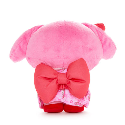 My Melody 10” Pink Standing Plush (Spring Kimono Series) Plush NAKAJIMA CORPORATION