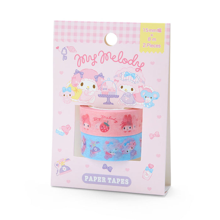 My Melody 2-Piece Washi Tape Set Stationery Japan Original