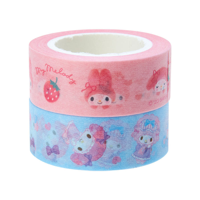 My Melody 2-Piece Washi Tape Set Stationery Japan Original