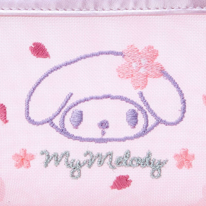 My Melody Mesh Zipper Pouch (Pink Sakura Series) Bags Japan Original
