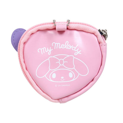 My Melody Mini Pouch and Pin Set (Big Heart Series) Bags Japan Original