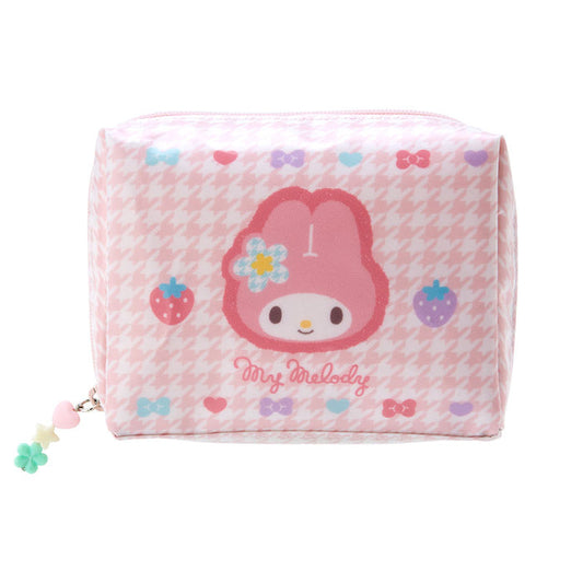 My Melody Zipper Pouch (Floral Houndstooth Series) Bags Japan Original