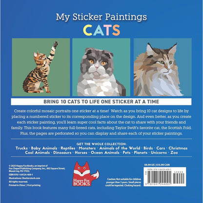 My Sticker Paintings Cats -  Sticker Activity Book