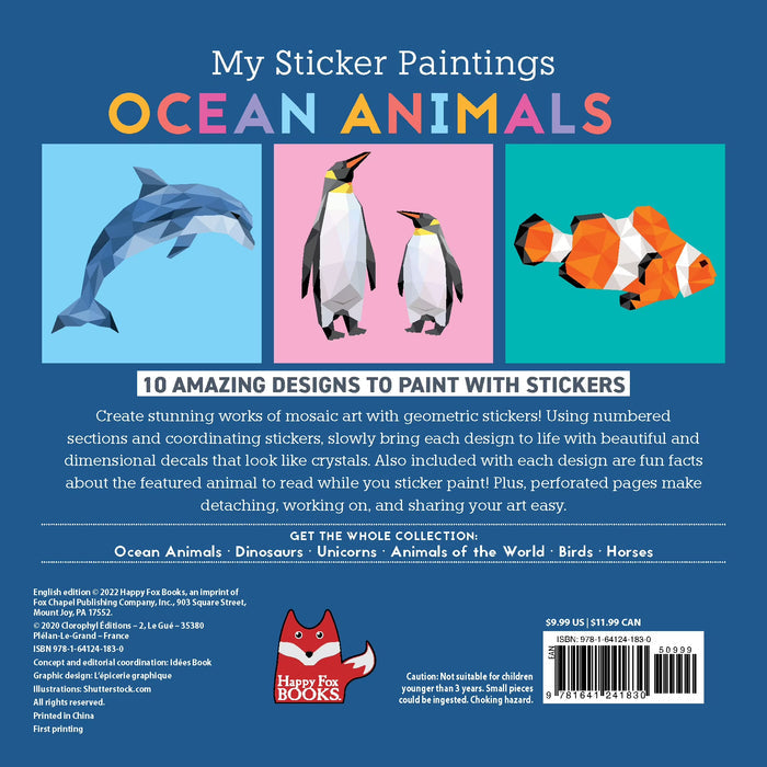 My Sticker Paintings Ocean Animals -  Sticker Activity Book