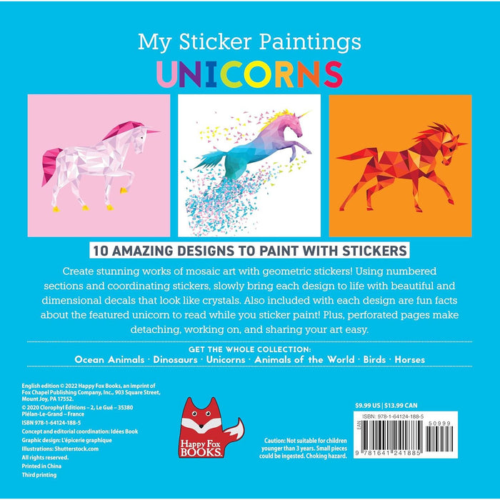 My Sticker Paintings Unicorns -  Sticker Activity Book