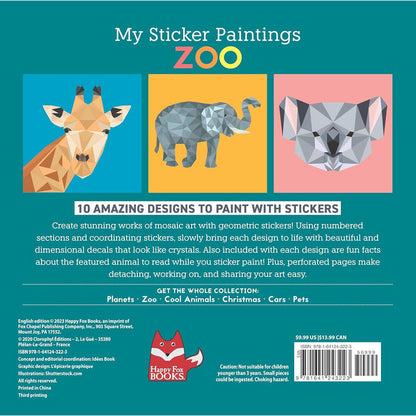 My Sticker Paintings Zoo -  Sticker Activity Book