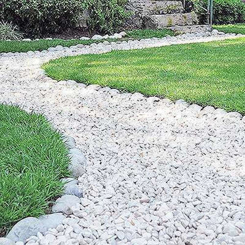 Natural Pebbles Polished White 20kg