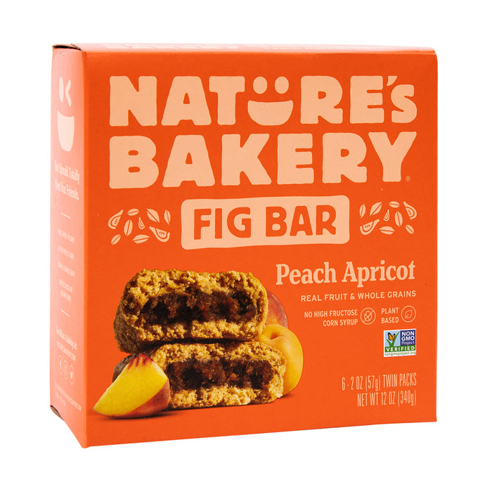 Nature's Bakery Peach Apricot Fig Bar - 6 Count - 12 OZ