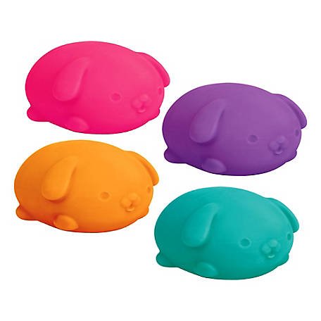 Nee Doh Funky Pups 2.5 Inch Squish Ball Fidget Toy - Owl & Goose Gifts