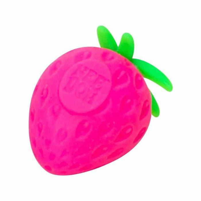 Nee Doh Groovy Fruit 2.5 Inch Squish Ball Fidget Toy - Set of 3 Fruits - Owl & Goose Gifts