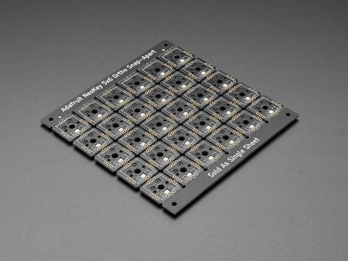 NeoKey 5x6 Ortho Snap-Apart Mechanical Key Switches w/ NeoPixel (For MX Compatible Switches) by Adafruit - The Pi Hut