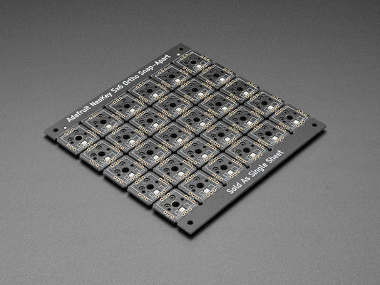 NeoKey 5x6 Ortho Snap-Apart Mechanical Key Switches w/ NeoPixel (For MX Compatible Switches) by Adafruit - The Pi Hut
