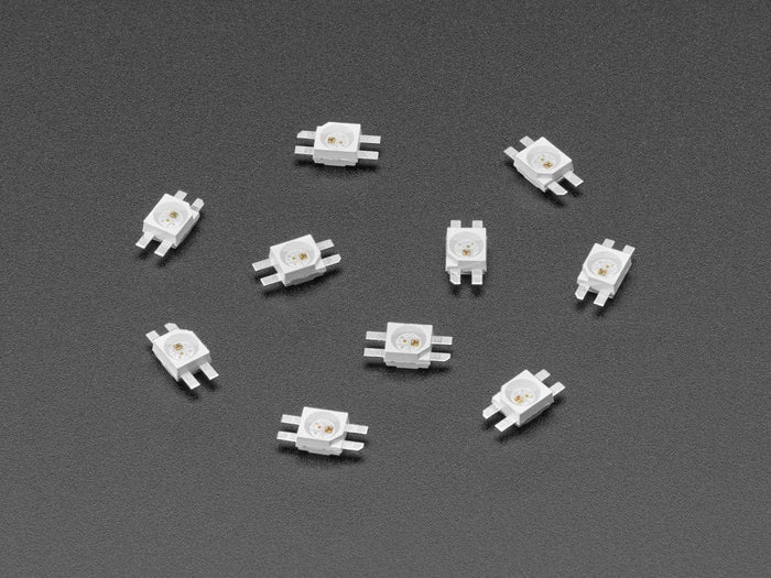 NeoPixel Reverse Mount RGB LEDs - 10 Pack of SK6812-E by The Pi Hut - The Pi Hut
