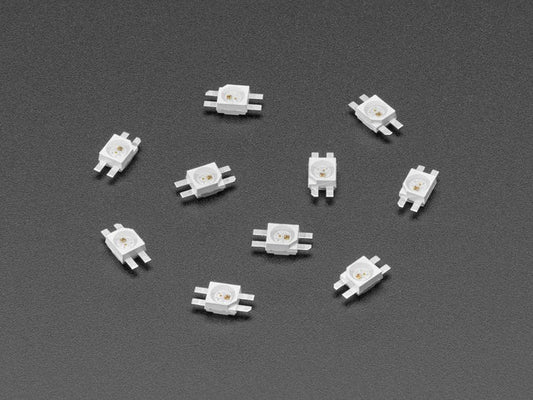 NeoPixel Reverse Mount RGB LEDs - 10 Pack of SK6812-E by The Pi Hut - The Pi Hut