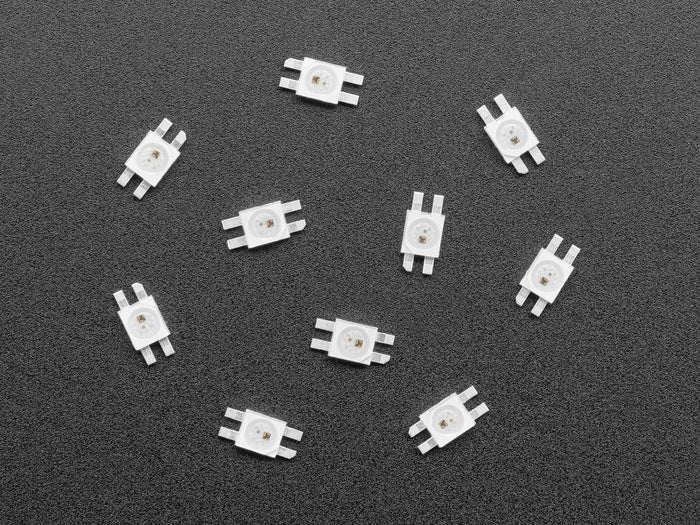 NeoPixel Reverse Mount RGB LEDs - 10 Pack of SK6812-E by The Pi Hut - The Pi Hut