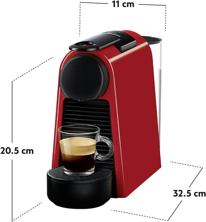 Nespresso Essenza Mini Coffee Machine Red