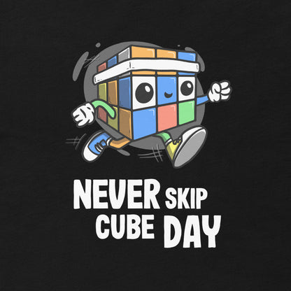 Never Skip Cube Day T-Shirt (Puzzle Pals)