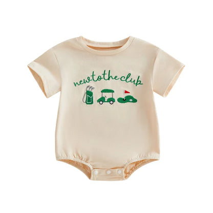 NEW TO THE CLUB Golf Onesie