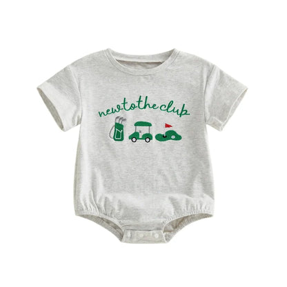 NEW TO THE CLUB Golf Onesie