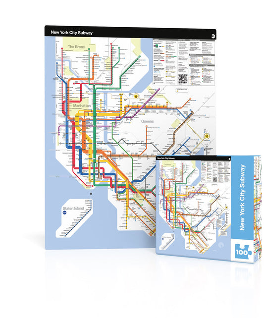 MTA Subway Map Mini Image 1