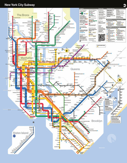 MTA Subway Map Mini Image 3