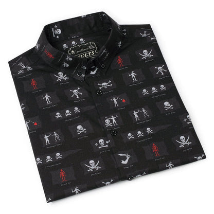 RSVLTS RSVLTS Short Sleeve Shirt Not-So-Jolly Rogers – KUNUFLEX Short Sleeve Shirt Not-So-Jolly Rogers – KUNUFLEX Short Sleeve Shirt